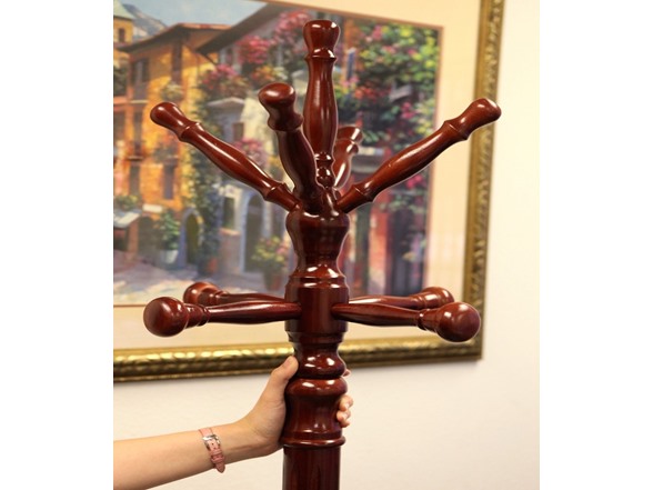 Frenchi Home Furnishing Wooden Coat Rack - Gallery 3