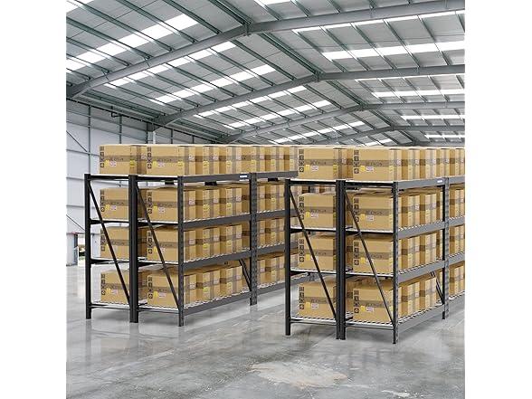 WORKPRO 4-Tier Wide Garage Shelf 68x24