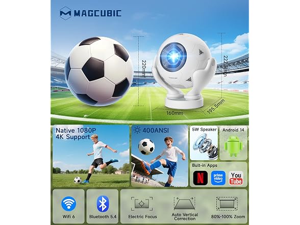 Magcubic Soccer Projector