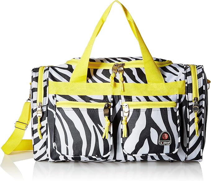 Rockland Duffel Bag Yellow Zebra 19" - Gallery 2