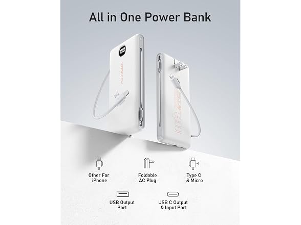 VEEKTOMX Portable Charger Power Bank