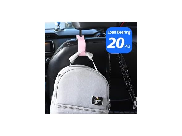 Car Seat Headrest Hook, 4 Pack, Pink