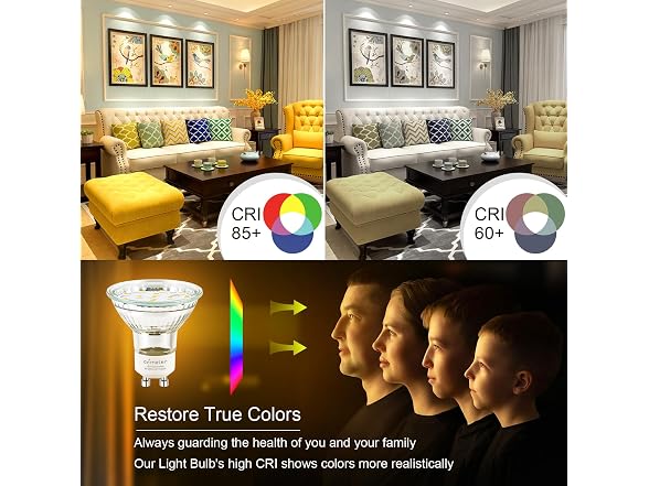 comzler GU10 LED Bulbs 5000K Daylight