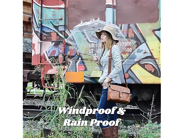 Totes Compact Auto-Open Hi-Vis Umbrella
