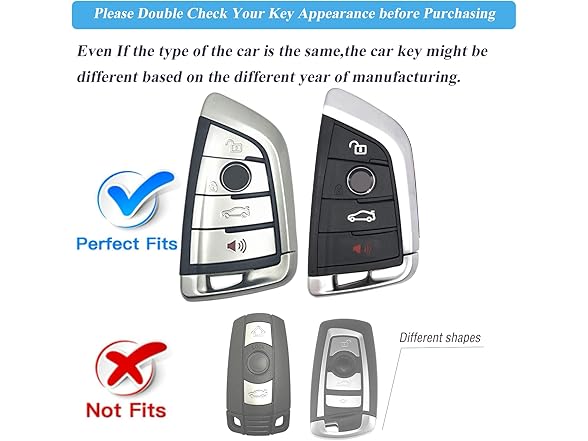 RFSRZ RFSRZ Car Key Fob Cover Case Fits for