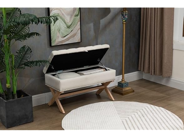 YardGo 35" Storage Bench, X-Legs