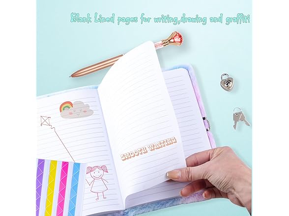 Roannie Fluffy Cute Bear Diary Set