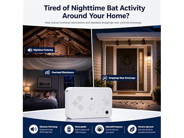 JahyElec Ultrasonic Bat Repellent