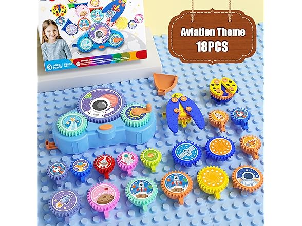 Fivoro BC1728925070013 Gears Toys