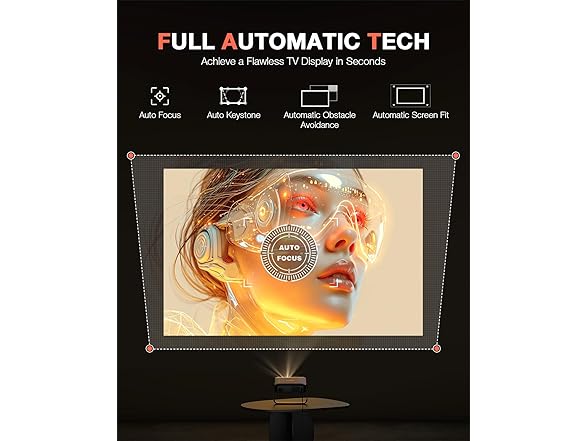 Mini Projector with WiFi and Bluetooth