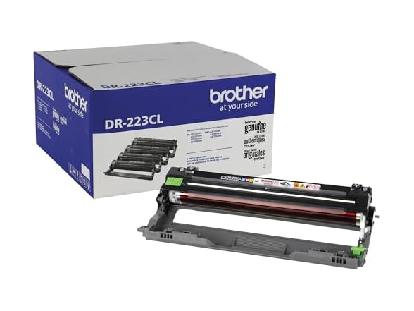 Brother Genuine -Drum Unit, DR223CL, Seamless Integration, Yields Up to 18,000 Pages,Black (Open Box)