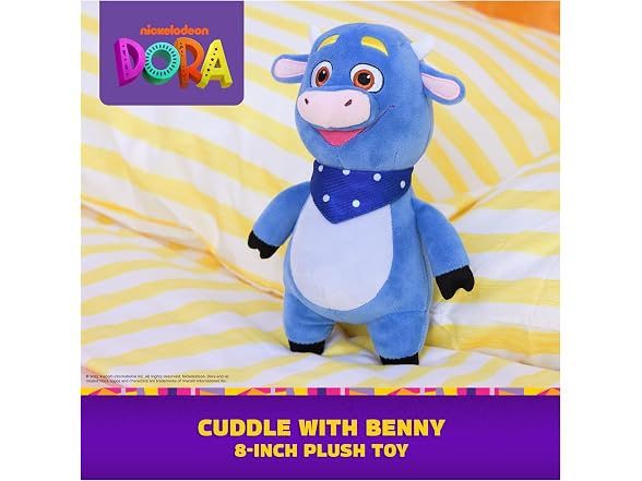 Official Dora Benny Plush Toy, 8-Inch