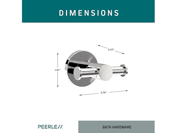 Peerless Peerless PA547 Precept Double Towel Hook