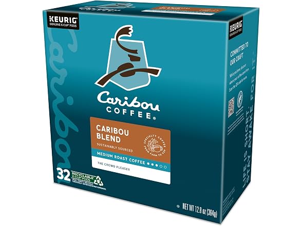 32ct Caribou Coffee Caribou Blend, Keurig Single
