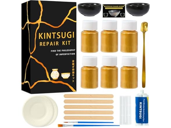 deuvuo Kintsugi Repair Kit Gold