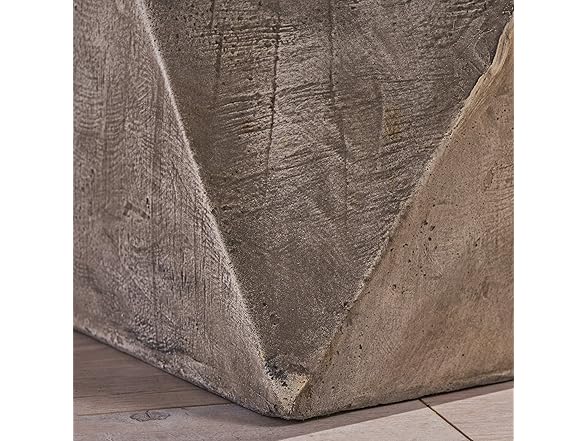 Christopher Knight Home Manuel Weight Concrete Accent Table, Light Gray