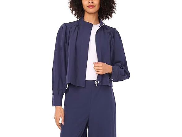 Vince Camuto Collar Front Zipper Jacket (Small)