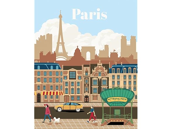 Ravensburger Relax CreArt Paris Paint by Numbers