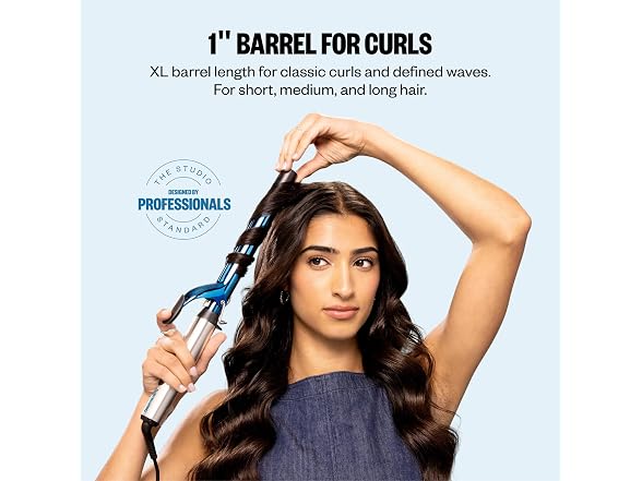 BaBylissPro Nano Ti 1 Ext Barrel Curling Iron