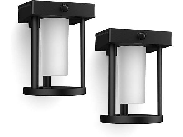 Philips LED Solar Cylinder, 2 pack