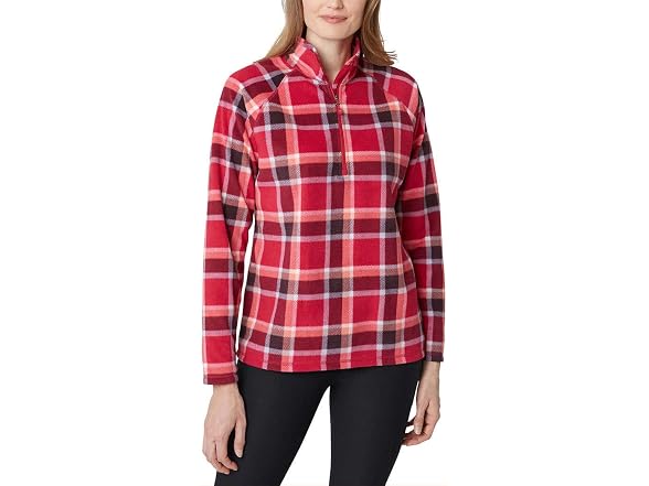 Eddie Bauer Women (L) Quarter Zip Fleece Pullover