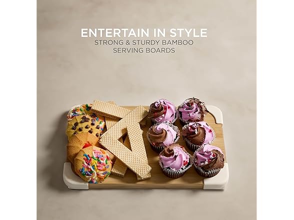 COOK WITH COLOR Non-Slip Cutting Board Set 