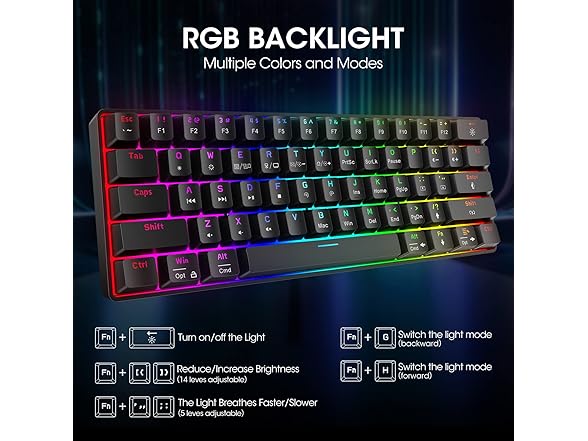 KOORUI Ultra-Compact Mechanical Keyboard