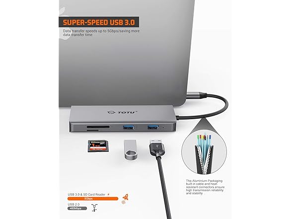 TOTU 11-in-1 USB-C Hub