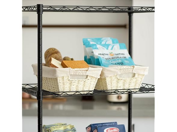 Sukkiri Homu Wicker Storage Basket with Liner