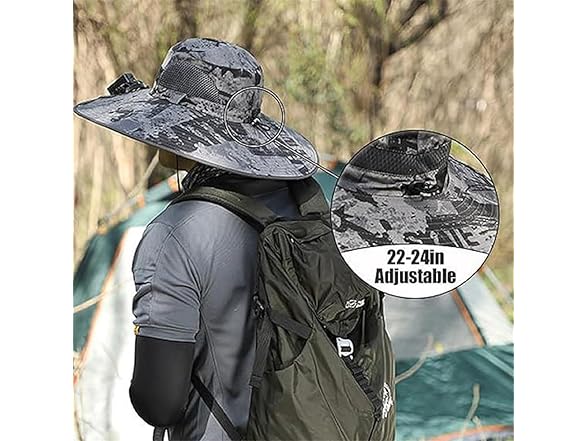 oliwex Solar Fan Hat with 2 Solar Fans