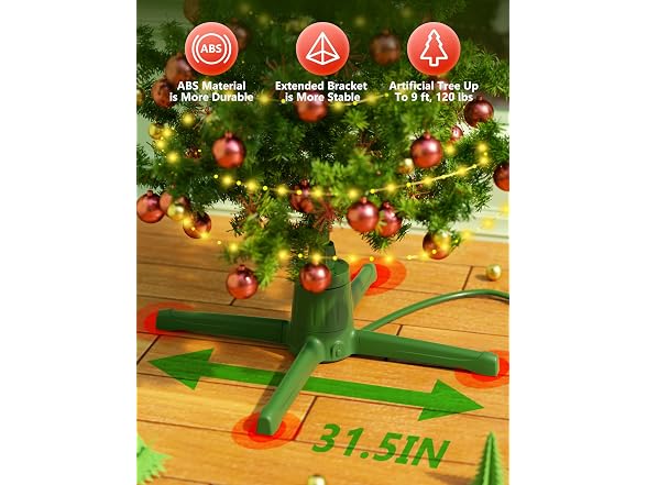 360-Dgree Rotating Christmas Tree Stand 