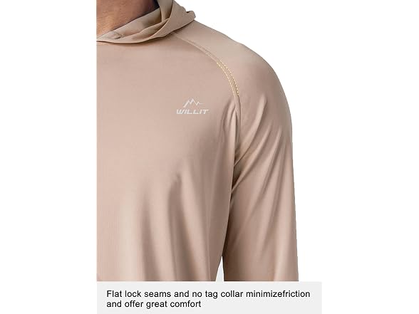 Willit Men (XL) UPF 50+ Sun Protection Long Shirt