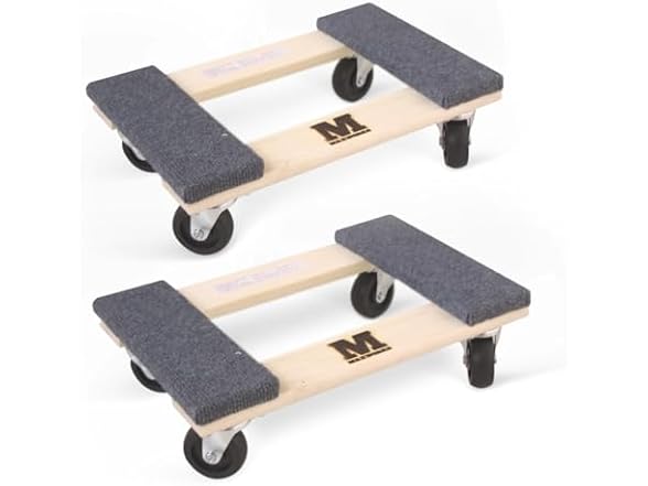 MaxWorks Furniture Moving Dolly 2-Pack