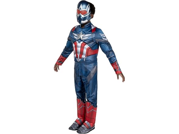 MARVEL Captain America Official Youth Costume, L (12-14)