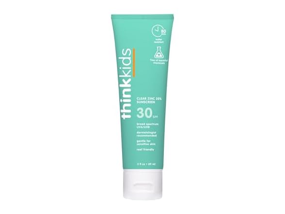 Thinksport Kids SPF 30 Clear Zinc Sunscreen