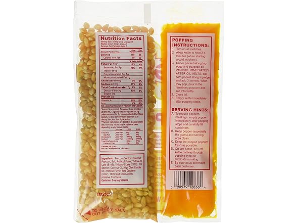 Gold Medal Gold Medal Popcorn Kit Coconut, 8oz kit