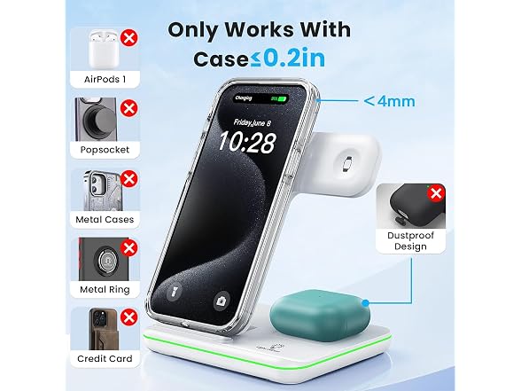 WAITIEE Foldable Wireless Charger for iPhone