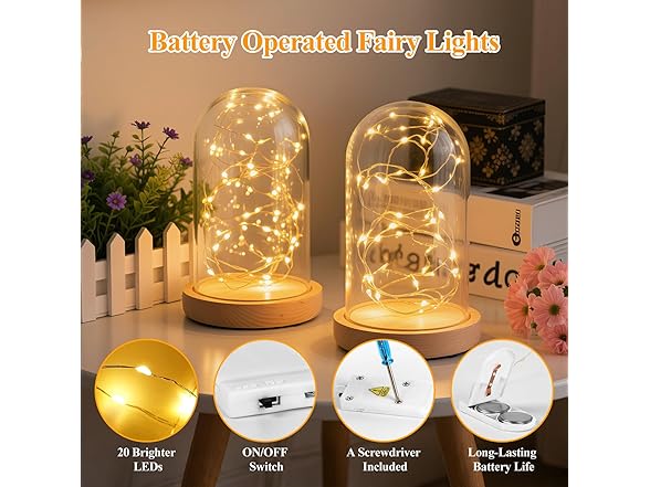 Lakumu B0FBWWKM7B Fairy Lights Battery Powered WW