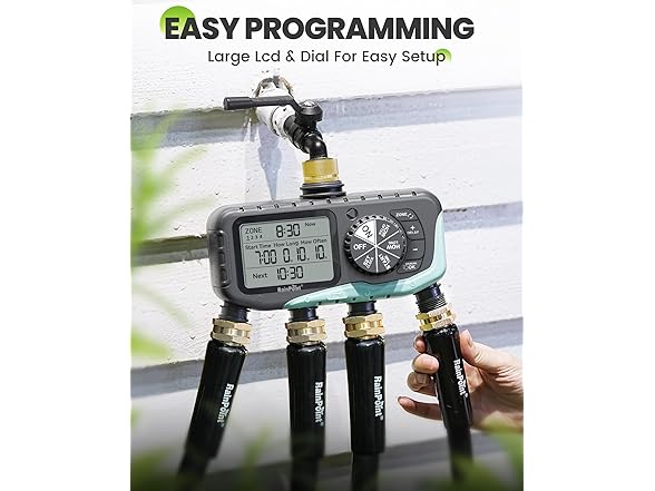 RAINPOINT 4-Outlet Hose Timer