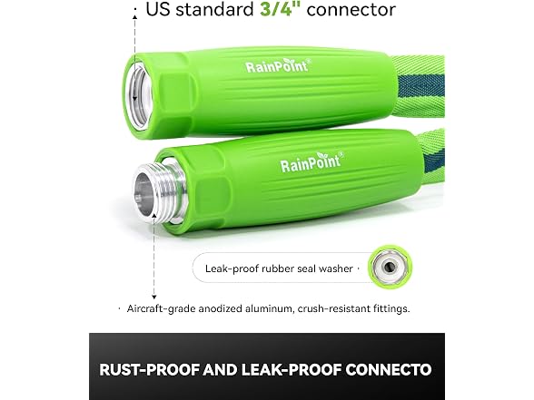 RAINPOINT 50FT Non-Expanding Garden Hose