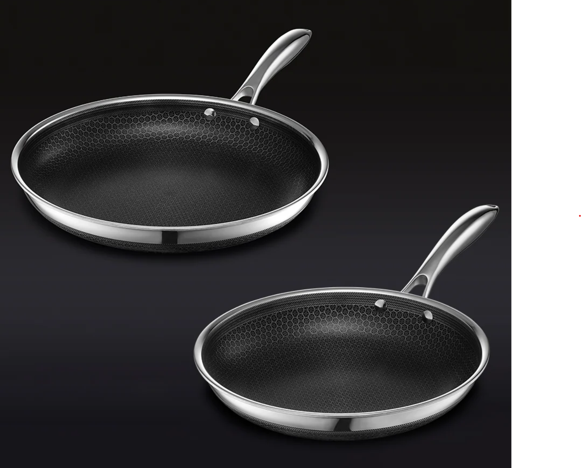 HEXCLAD Perfect Pan Duo - 10" & 12" Hybrid Pans - Gallery 2