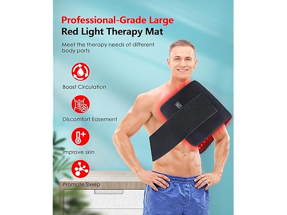 Astarexin Red Light Therapy Pad for Body