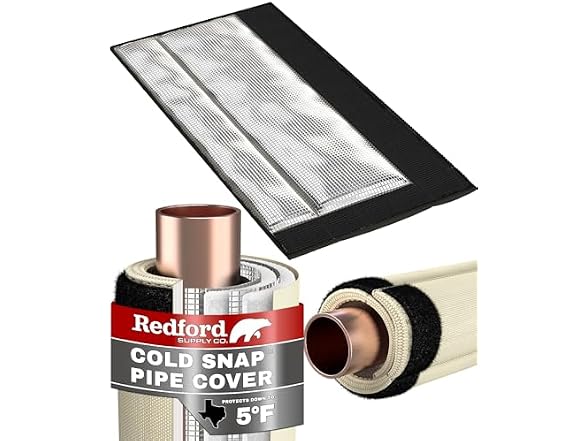 Redford Supply Co. Cold Snap Outdoor Pipe Insulation Foam Tube