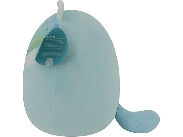 Squishmallows 12-Inch Banks Blue Badger