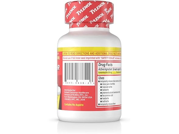 Tylenol Arthritis Caplets, 100ct