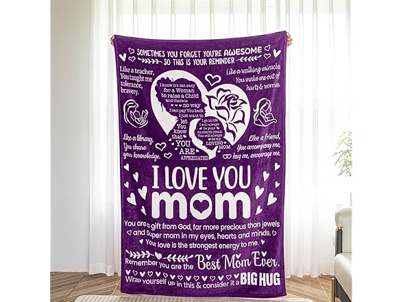 YUzzles Mothers Day Blanket Gifts