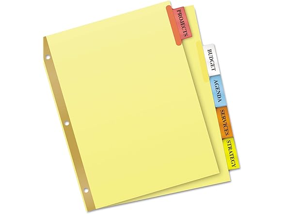 Avery Insertable Big Tab Dividers