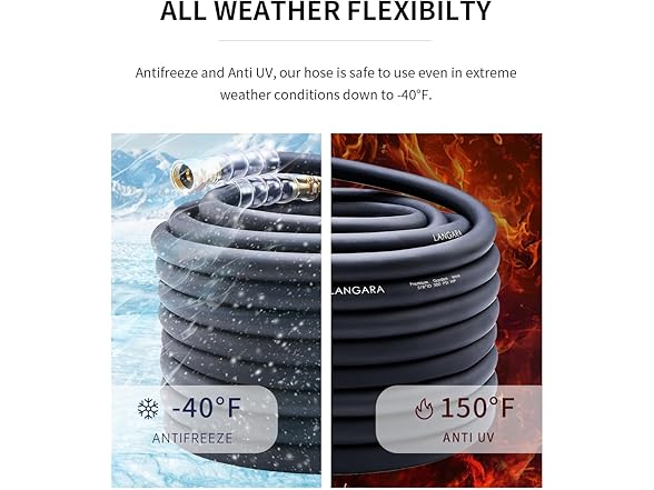LANGARA Heavy Duty Garden Hose - 75ft