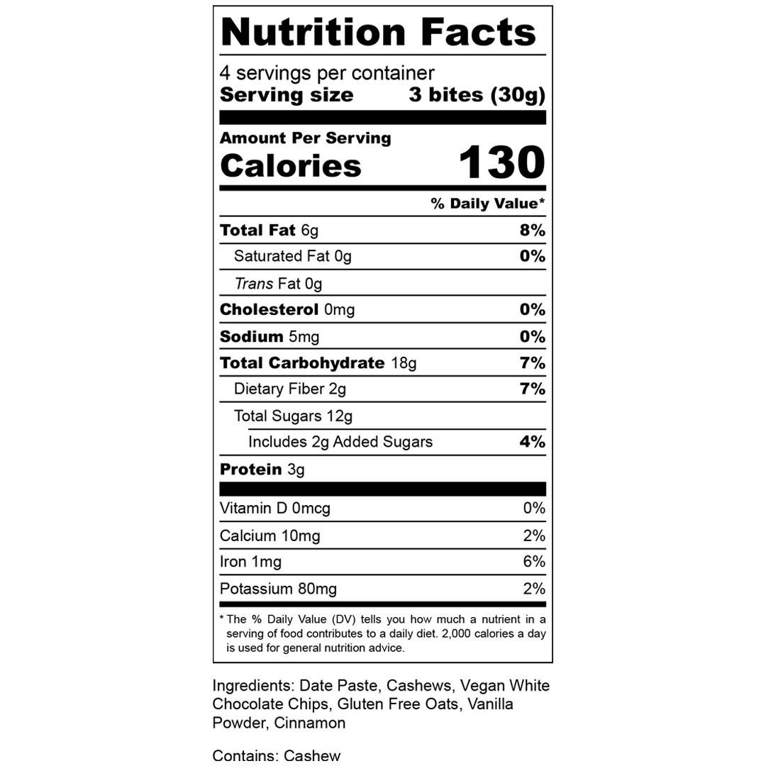 (6 pk) Cinnamon Roll Energy Bites - Gallery 6