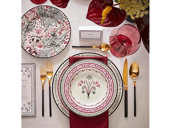 Marchesa Serengeti 4-Piece Salad Plate Set 